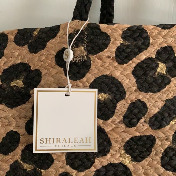 NWT Shiraleah Kumo leopard tote - Picture 3 of 8